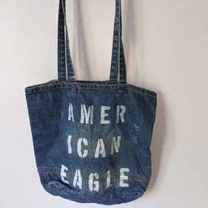American Eagle Distressed Jean Tote